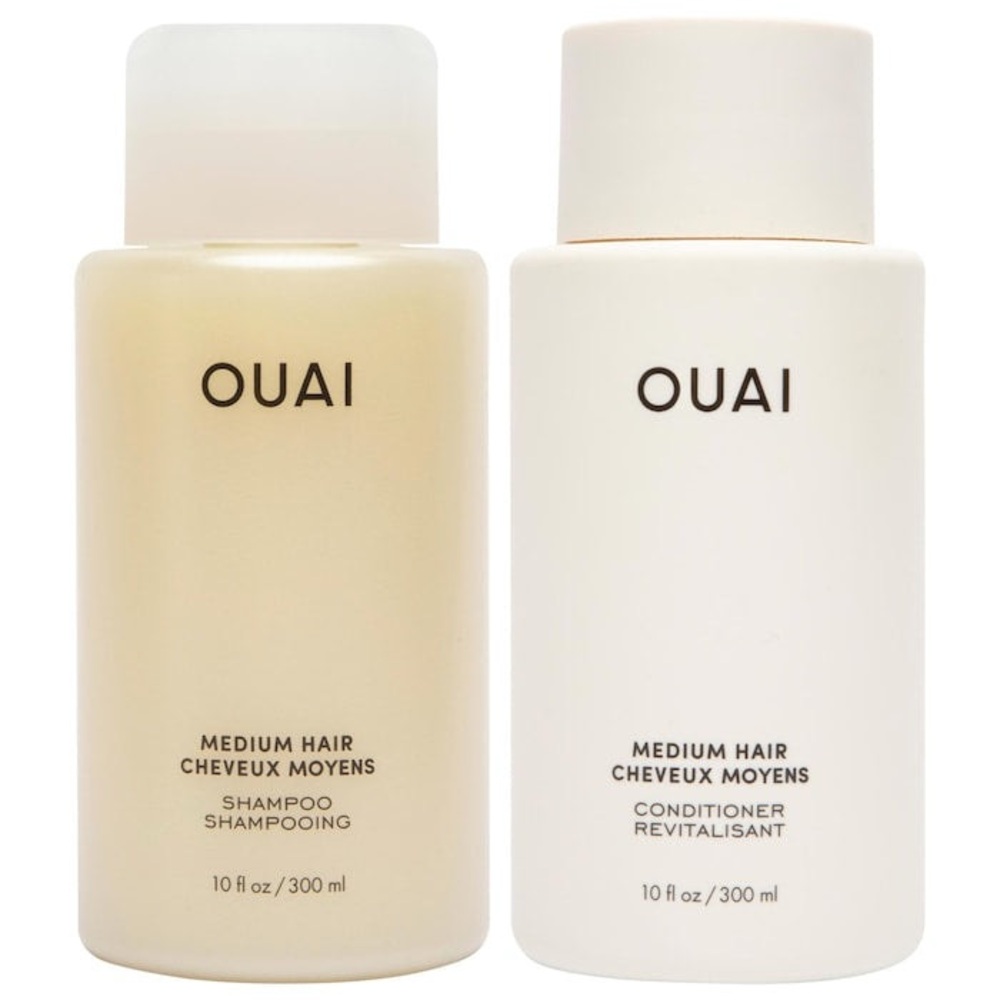 OUAI Medium Hair Care Duo - Cream and White